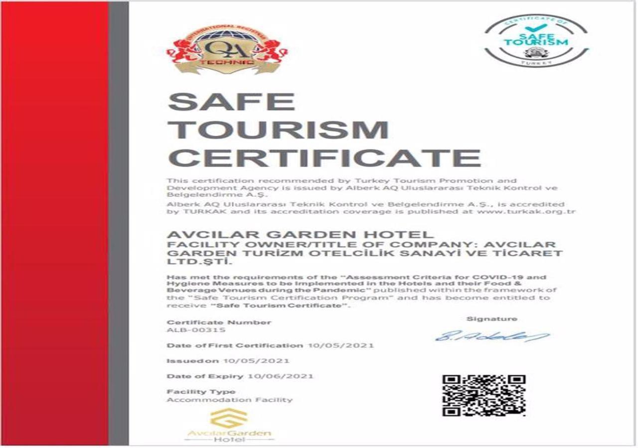 Avcilar Garden Hotel Стамбул Экстерьер фото